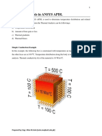 WK 16 - Thermal Analysis in ANSYS APDL