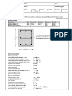 8 No. 25 MM Diameter Longitudinal Bars Max Link Spacing 400 MM Generally, 240 MM For 500 MM Above and Below Slab/beam and at Laps