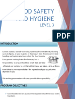 Level 3 Food Safety and Hygiene