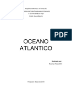 El Océano Atlántico Es Una Inmensa Masa de Agua Que Cubre Aproximadamente El 16