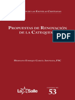 Propuesta de Renovación de La Catequesis