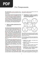 Five Temperaments PDF