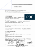 Estudio de Suelos para Fundaciones-Construccion de Pasarela PDF