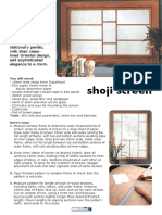 How To Make A Shoji Screen PDF