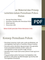 Material Dan Prinsip Genetika Dalam Pemuliaan Pohon Hutan PDF