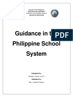 Guidance in The Philippine School System