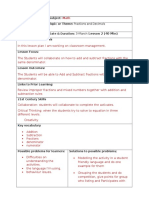 Math Grade 4 Lesson Plan 1