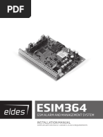 Manual de Utilizare Centrala Alarma Antiefractie Eldes ESIM 364 GSM-GPRS Wireless PDF