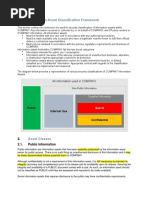 Information Asset Classification Framework: All Information Used in COMPANY