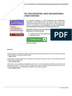 Elements of Civil Engineering and Engineering Me