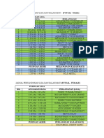 Jadual Pertandingan Liga Dan Kalah Mati Futsal