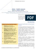 Cystic Renal Masses