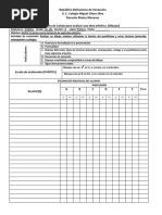 EScala de Estimación