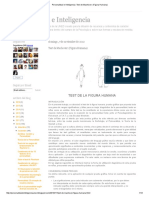 Personalidad e Inteligencia - Test de Machover - (Figura Humana)