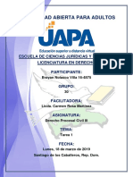 Tarea 1 Derecho Procesal Civil III 18-03-2019