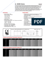 SB121000D - 12V100Ah - EV/DC Series: Specifications General Features