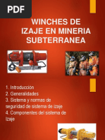 Winches de Izaje en Mineria Subterranea