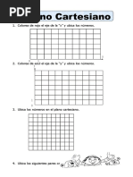 Ficha de Plano Cartesiano