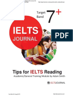 Ielts Journal - Tips For IELTS Reading Academic General Training Module by Adam Smith - 2 PDF