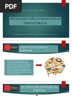 Metodología para La Formulación de Políticas Públicas