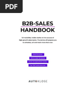 2019 Book #1 b2b Sales Handbook