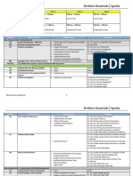 Essentials (4 Day) Agenda BL-9am Start