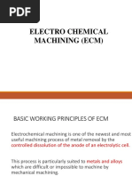 10 Electro Chemical Machining (ECM)