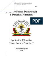 Proyecto Somos Democracia y Derechos Humanos 2019