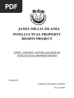 Jamia Millia Islamia Intelluctual Property Rights Project