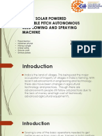 Smart Solar Powered Variable Pitch Autonomous Seed Sowing and Spraying Machine