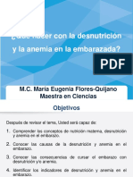 Qué Hacer Con La Desnutrición y La Anemia Durante El Embarazo