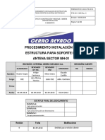 PTS-001-130D Rev. 0 Procedimiento Instalacion de Soportes Estructura Antena mh-01