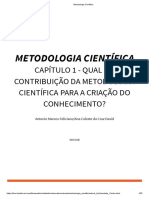 Metodologia Científica Unidade 1 PDF