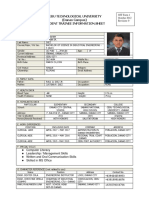 Cebu Technological University (Danao Campus) Student Trainee Information Sheet