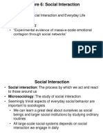 Lecture 6: Social Interaction