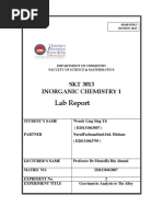 Gravimetric Lab Report