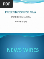 Presentation For Viva: Sagar Srinivas Mandal HPGD/JL17/2564