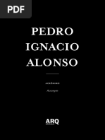 Pedro Ignacio ALONSO - Acronimo. Ediciones ARQ