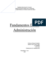 Fundamentos de La Administración