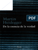 Heidegger, Martin - de La Esencia de La Verdad - Sobre La Parábola de La Caverna y El Teeteto de Platón-Herder (2007) PDF