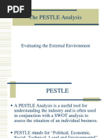 The PESTLE and SWOT Analysis