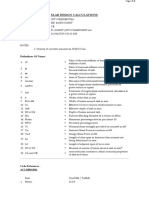 Slab Design Calculations: Definitions of Terms