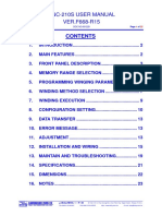 Cnc-210S User Manual VER.F668-R15: DOC NO:001229