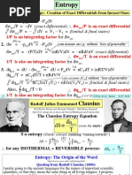 ĐW /P Is An Exact Differential 1/P Is An Integrating Factor