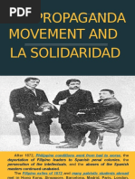 The Propaganda Movement and La Solidaridad