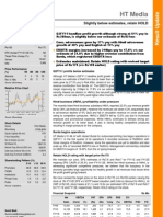 Emkay Result Update Report On HT Media