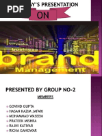 By Group No-2 ON: Brand Management