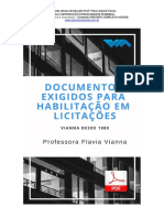 E-Book Documentos de Habilitação em Licitações