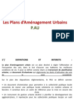 Les Plans D'aménagement Urbains