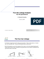 4 Bar Linkage Analysis